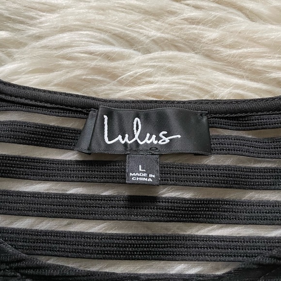 LULU’S | Perfect Mesh Bodycon Dress - Picture 4 of 4